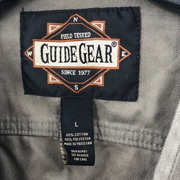 GUIDE GEAR Men's Full Zip Concealment, Photography, Shooting Vest Green Size L - Picture 7 of 11